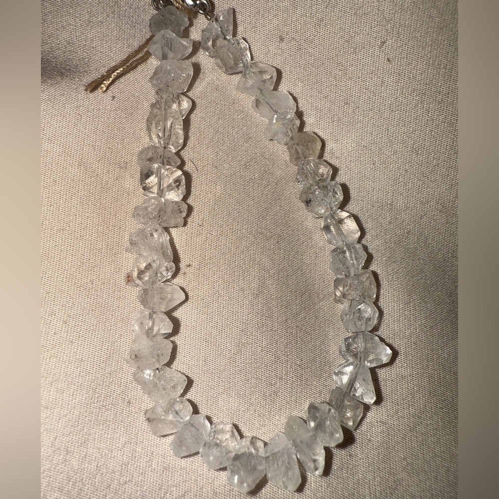 Herkimer Diamond Quartz Bracelet (Adjustable)